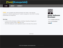 Tablet Screenshot of konopelski.info